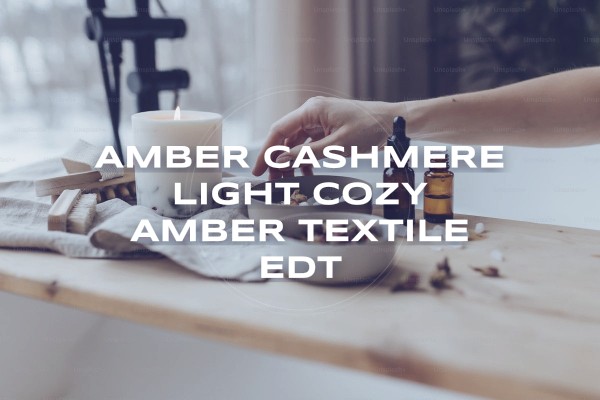 Amber Cashmere light cozy amber textile EDT