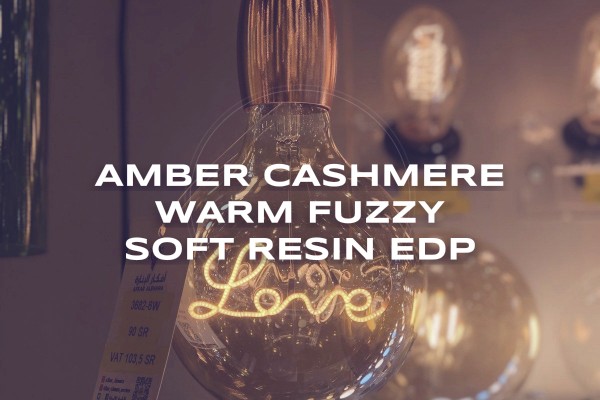Amber Cashmere warm fuzzy soft resin EDP