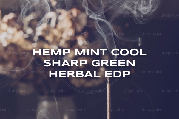 Hemp Mint cool sharp green herbal EDP