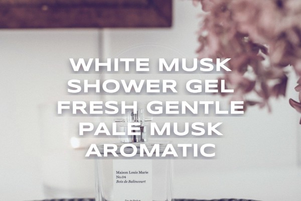 White Musk Shower Gel fresh gentle pale musk aromatic